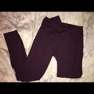 Maroon Leggings
